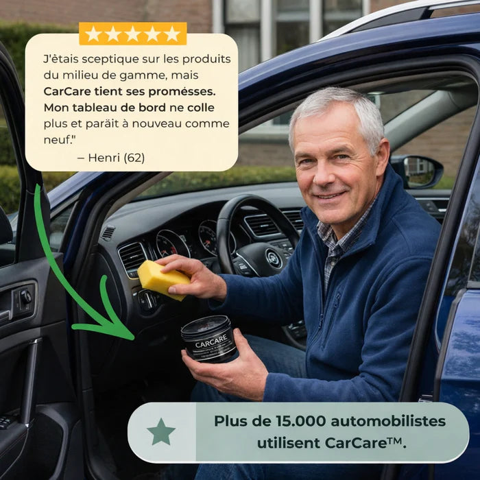 CarCare™ | Crème réparatrice pour intérieurs de voiture (cuir et plastiques) | 1 acheté, 2 offerts !